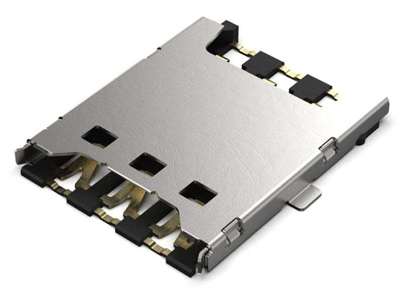 Gct (SIM8051-6-0-14-01-A) Memory Card Connector, Nano SIM, Push-Pul