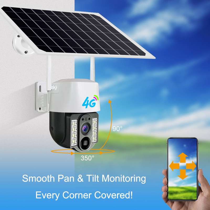4G Solar Sim Card Outdoor Camera