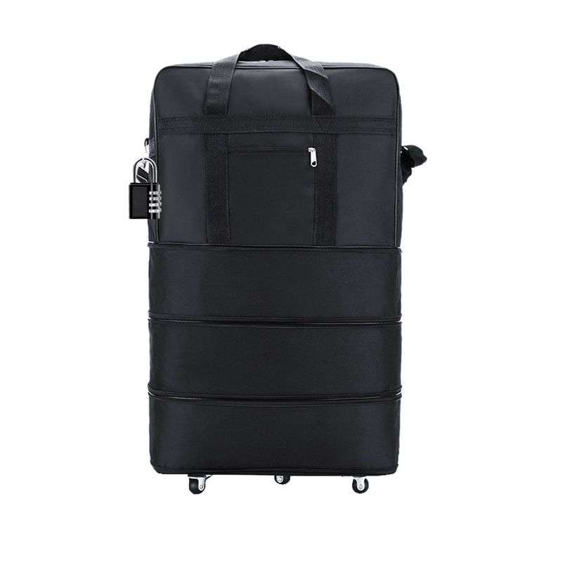 Expandable Foldable Luggage Suitcase With Wheels Rolling Travel Bag Small