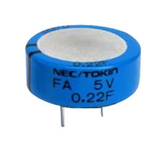 Kemet (FA1A104ZF) Supercapacitor, EDLC, 0.1 F, Radial Leaded, -20%