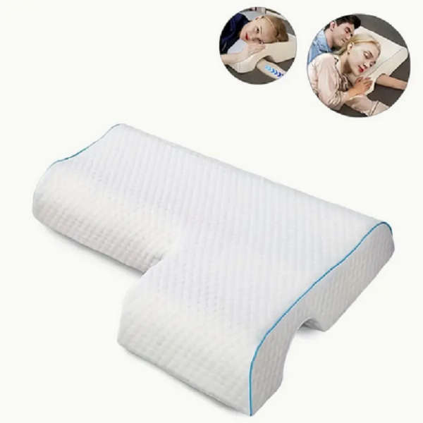 Anti-Pressure Cuddle & Arm Support Breathable Memory Foam Pillow