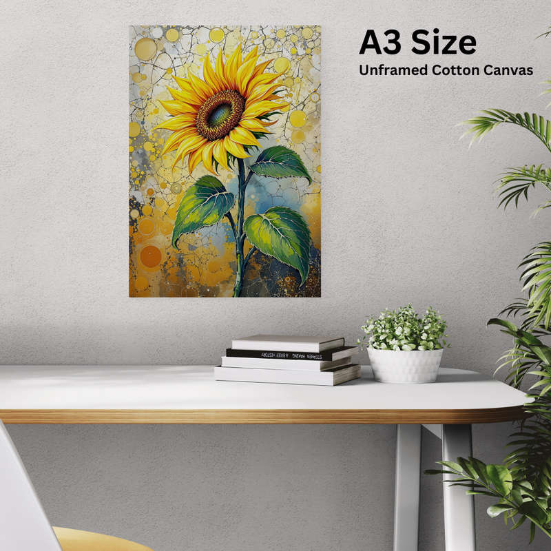 "Solar Symphony"  Printed Canvas Wall Art - A3