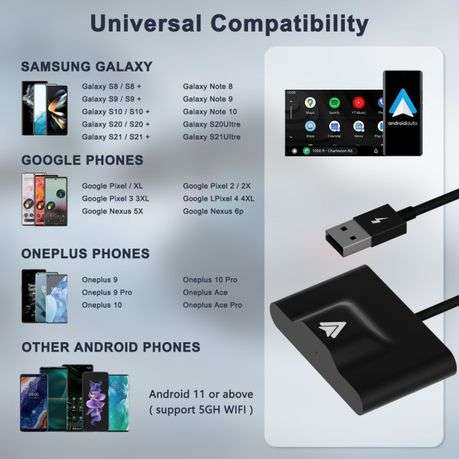 Wireless Android Auto Adapter / Receiver | Damaged Box