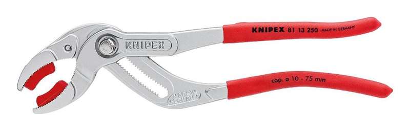 Knipex (81 13 250) Plier, Slip Joint, Adjustable, 75mm, Jaw, 250mm