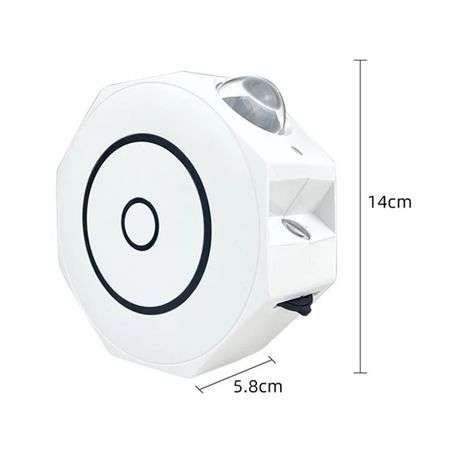 Octagonal Sky Projector star moon lamp with Bluetooth Music Speaker