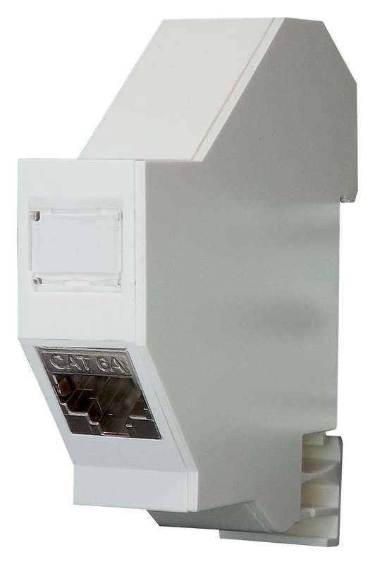 Tuk (SGKSSUDINS) DIN Rail Connector 35mm, Cat6A Jack