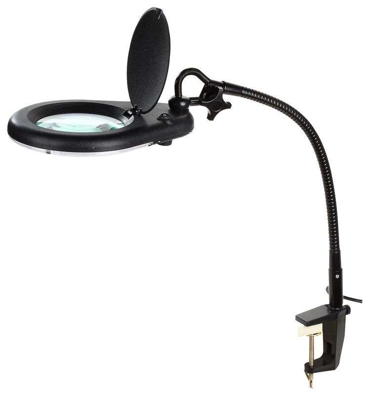Duratool DT000090 Magnifier, LED, 5 Dioptre Magnification, 15w