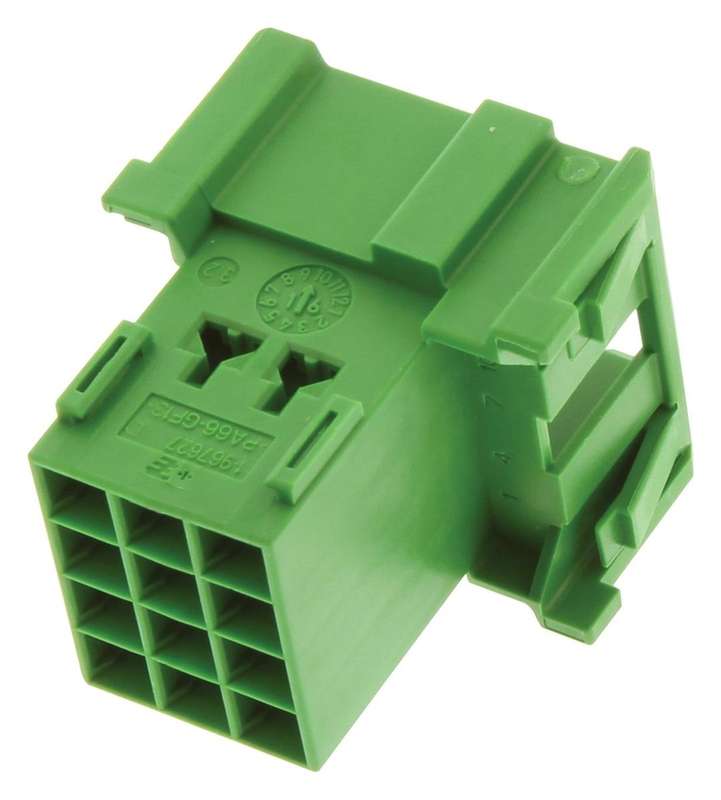 TE Connectivity (1-967627-1) Connector Housing, Plug, 12 Ways, 5 mm