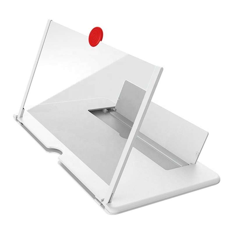 3D Mobile Phone Video Phone Amplifier Enlarged Screen -White