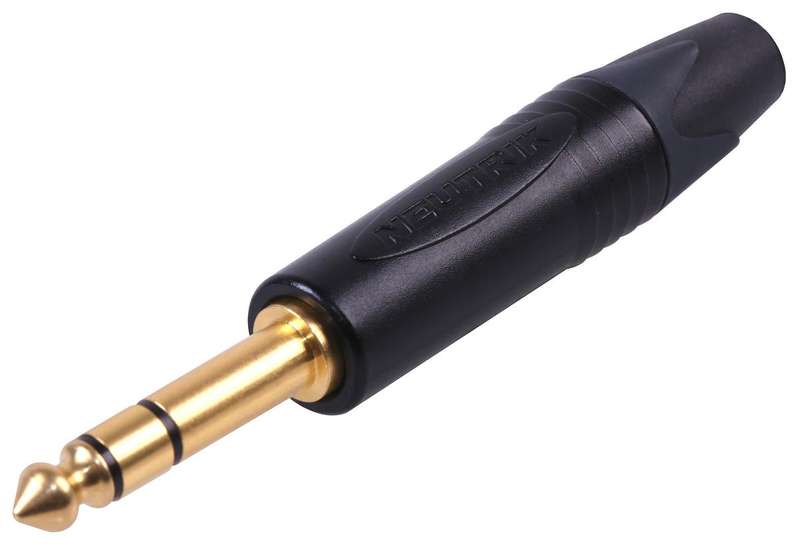 Neutrik (NP3X-B) Phone Audio Connector, Professional, 3 Contacts