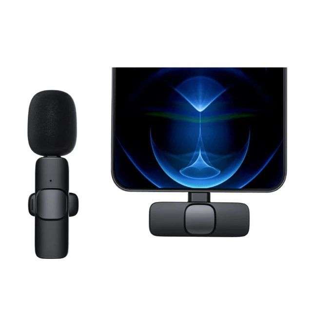 Mobile Phone Wireless Lapel Microphone Lavalier Mic - Type C