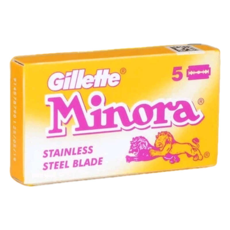 Gillette Minora Double Edge Blades 100 Blades 20 x 5