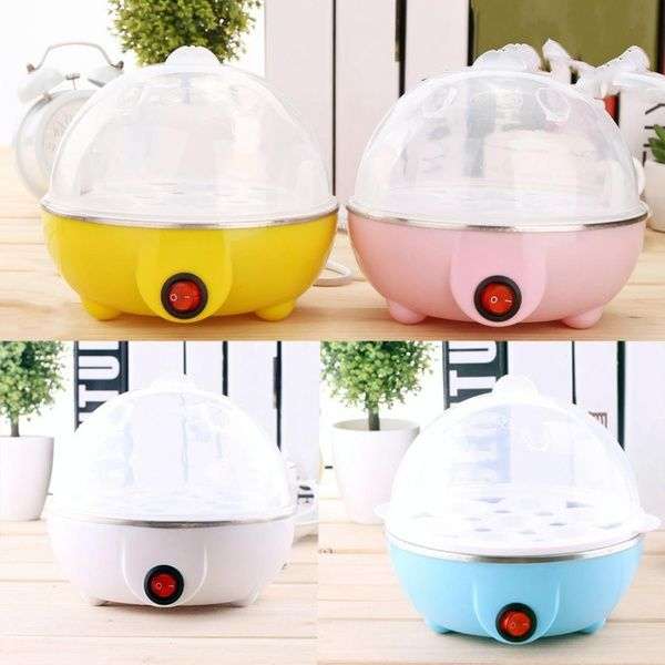 Electric Egg Cooker - 7 eggs - Pink