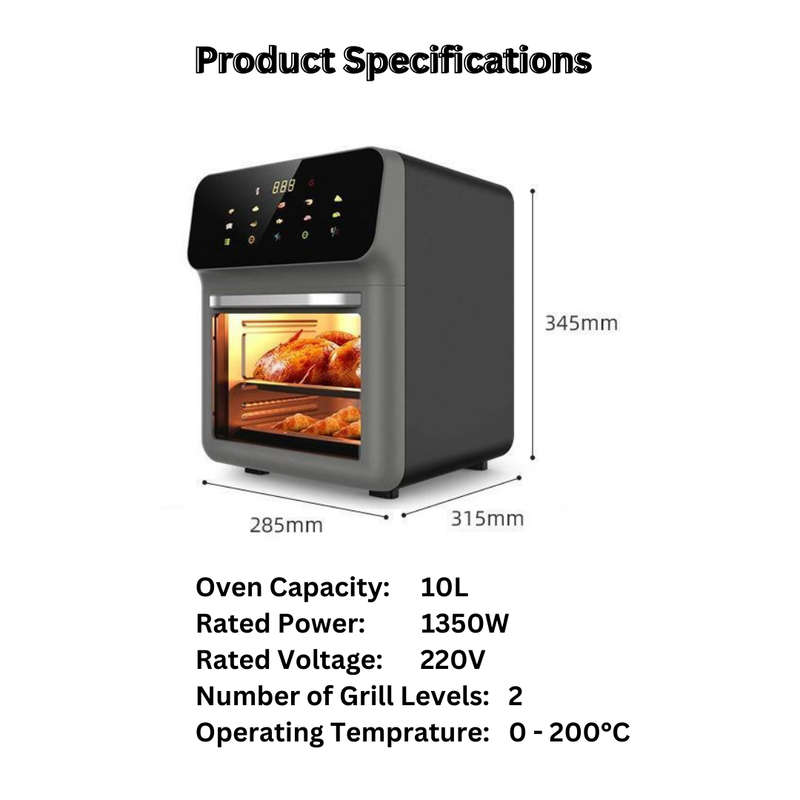 electric oven household multifunctional air fryer