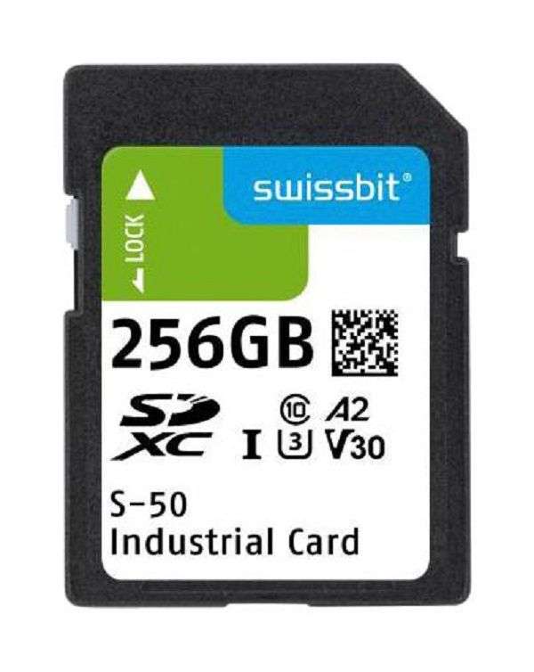 Swissbit (SFSD256GL2AM1TO-I-8H-221-STD) Flash Memory Card, 256 GB
