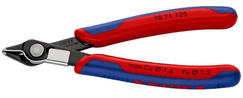 Knipex (78 71 125) Cutter, Side, 125 mm, Flush, 1.6 mm