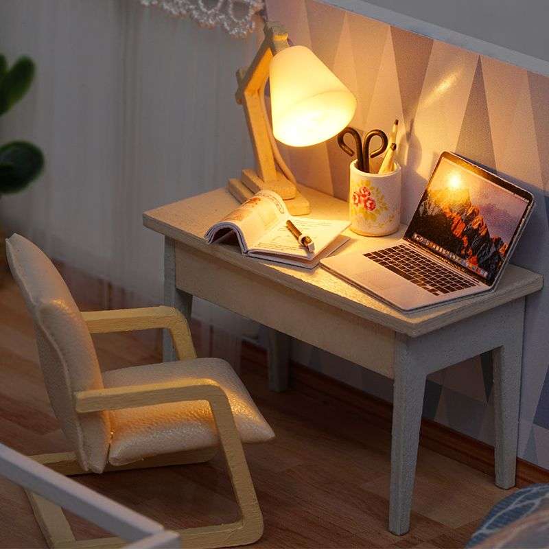 Cuteroom Diy Miniature House - Blue Time