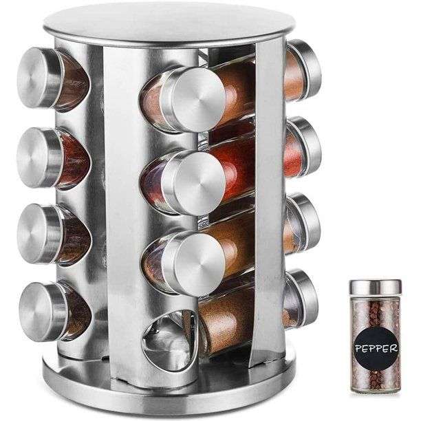 16  Jar Rotating Spice Carousel