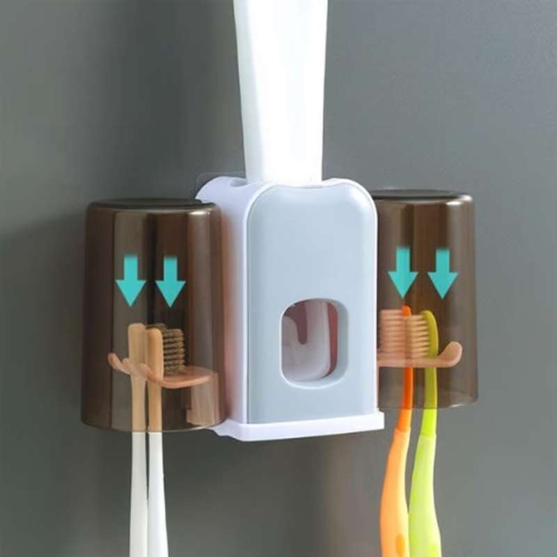 Ceramic Multifunctional 4 Holder Toothbrush Holder