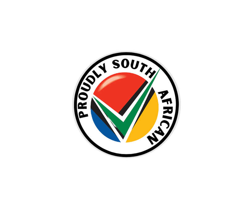 Proudly South African Vinyl Stickers - Roll of 500 Self Adhesive Stickers