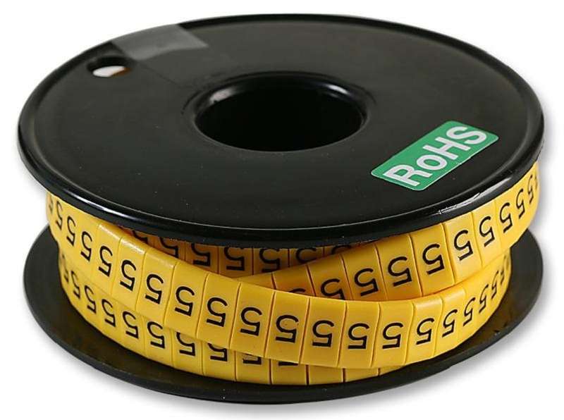 Multicomp Pro (FM1(5)) Wire Marker, Oval, Slide On Pre Printed