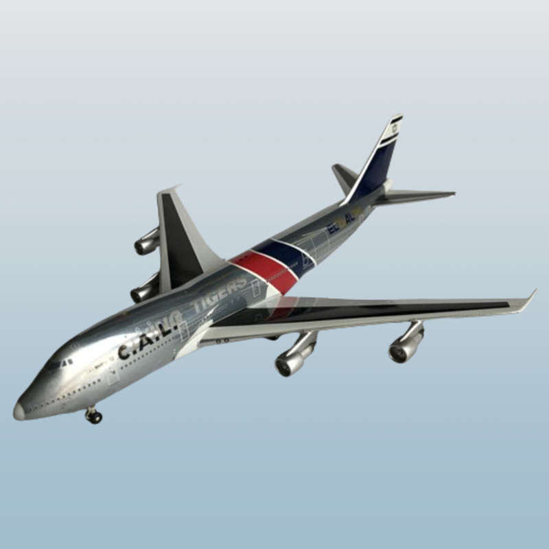 1:400 Scale, CAL Cargo Air lines, EL AL, Boeing 747-100, Display Model.