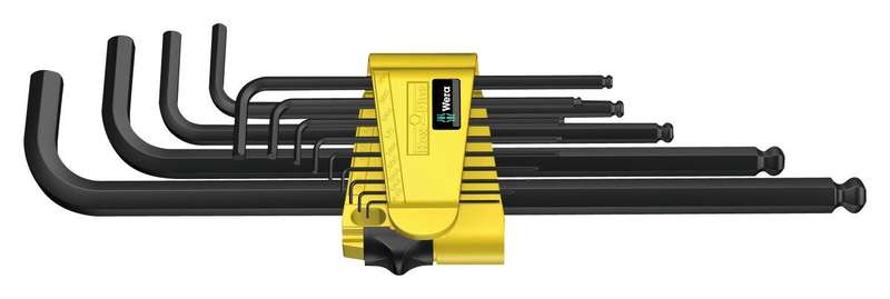 Wera (950/13 HEX-PLUS IMPERIAL 1) Hex Key Set, 13 Pcs