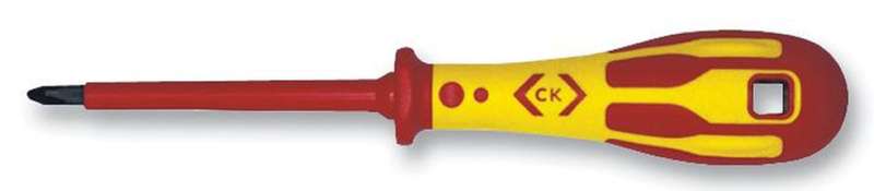 CK Tools (T49142-2) Phillips Screwdriver, VDE, #2 Tip, 100 mm Blade Length