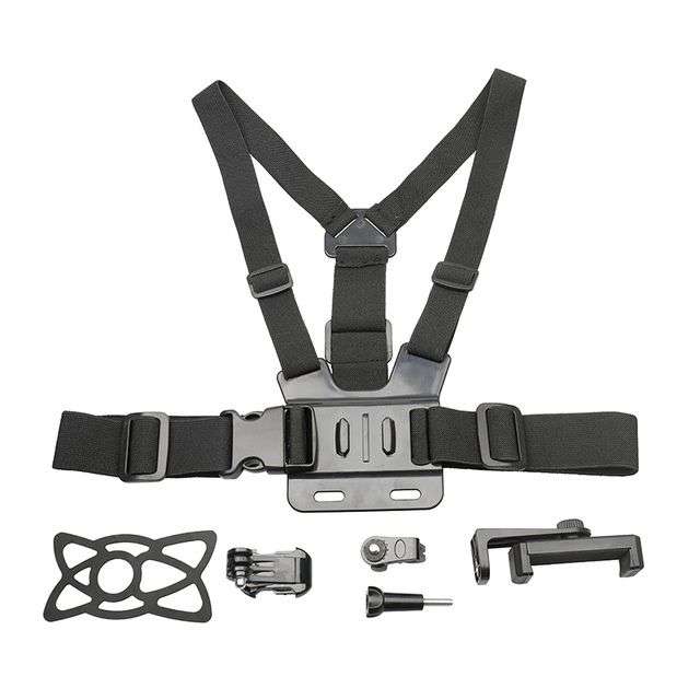 Universal Cell Phone Chest Mount Harness Strap Holder