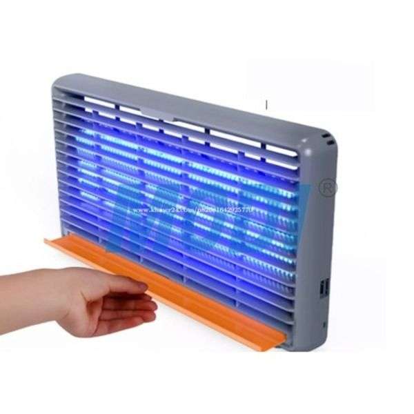 12W Electric LED UV Lamp Mosquito Killer w/ Chain Hook
