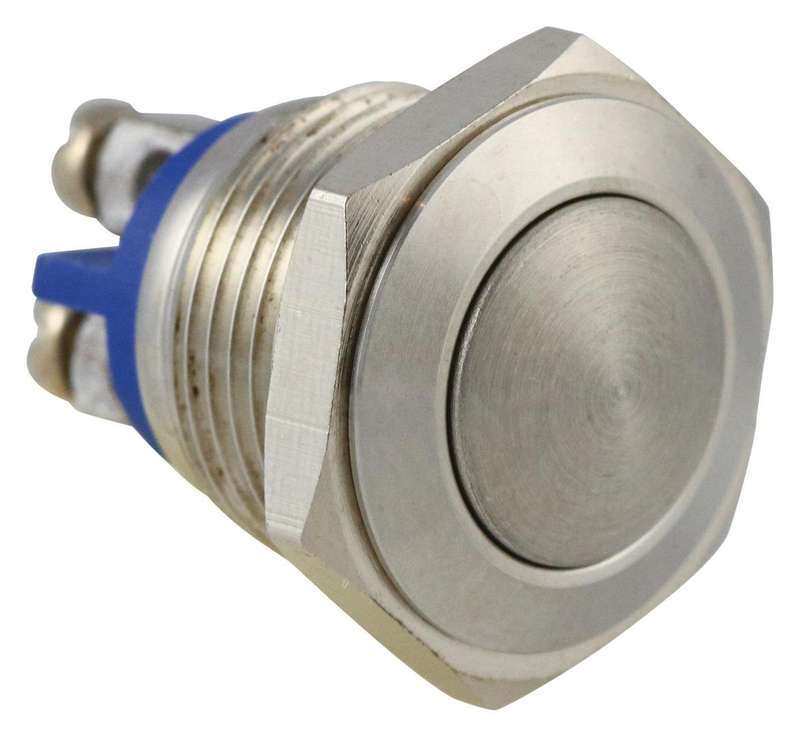 Multicomp Pro (MP005742) Vandal Resistant Switch, 16 mm, SPST-NO, On-(Off