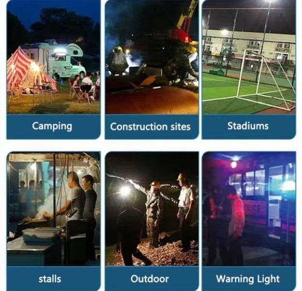 HUGE 1000W Solar LED Flood Light with 4 ligthing Modes
