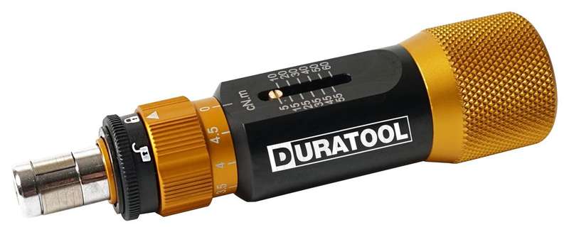 Duratool (DT000230) Torque, Screwdriver, Adjustable, 0.156 " Drive,
