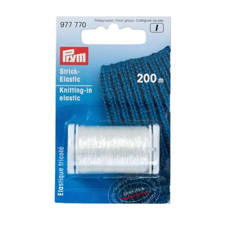 Prym Knitting, Crochet in / sewing in elastic, transparent