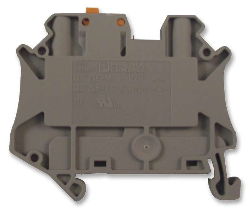Phoenix Contact (3046362) DIN Rail Mount Terminal Block, 2 Ways, 26 AWG