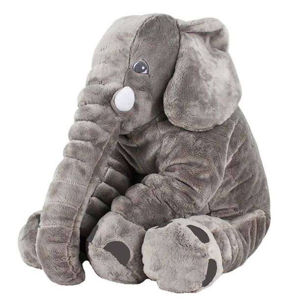 Elephant Pillow - Light Grey