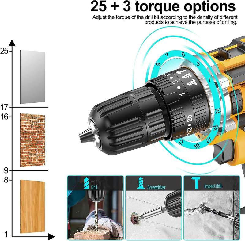 DC21V Mini Cordless Electric Household Drill JG0620