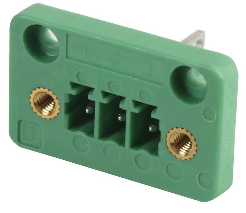 Phoenix Contact (DFK-MC 1,5/ 3-GF-3,81) Terminal Block, Header, 3.81 mm