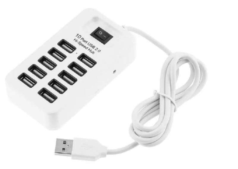 10 Port Hi-Speed USB 2.0 HUB Andowl