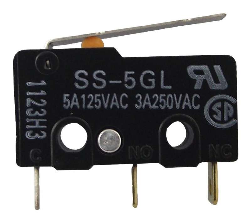 Omron (SS-5GL) Microswitch, Subminiature, Snap Action