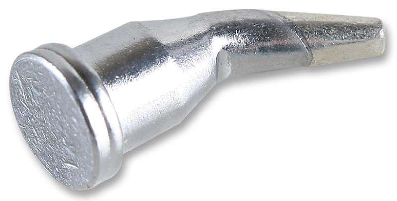 Weller (LT AX) Soldering Iron Tip, Chisel, Bent, 1.6 mm