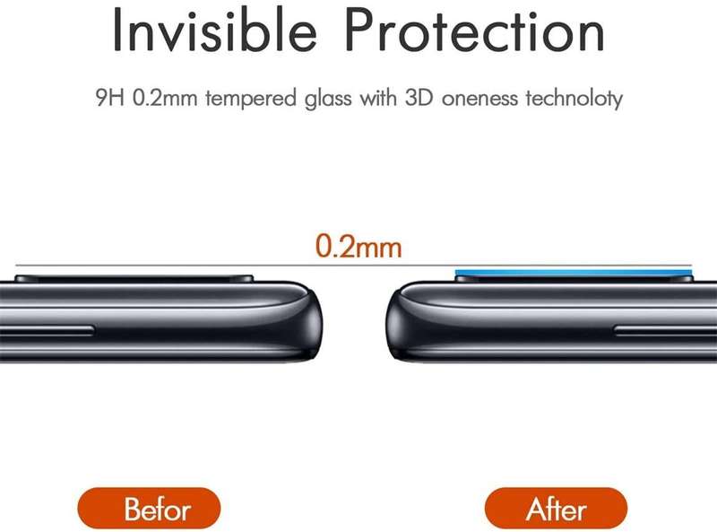 Curved edge LCD and camera lens tempered glass for Samsung A31