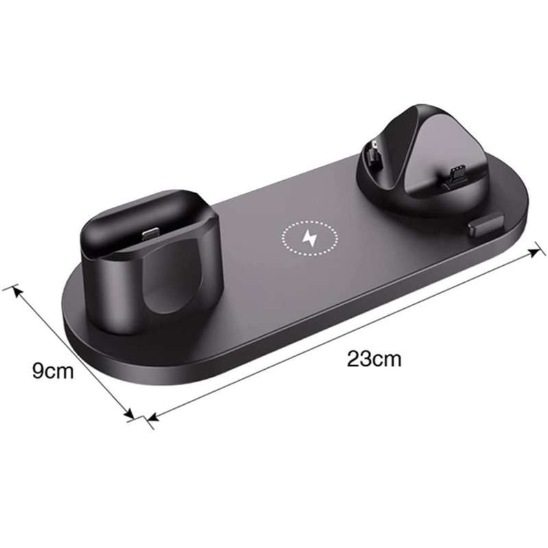6 in 1 Multi-Function Charging stand for iPhone, Apple Watch, Airpods
