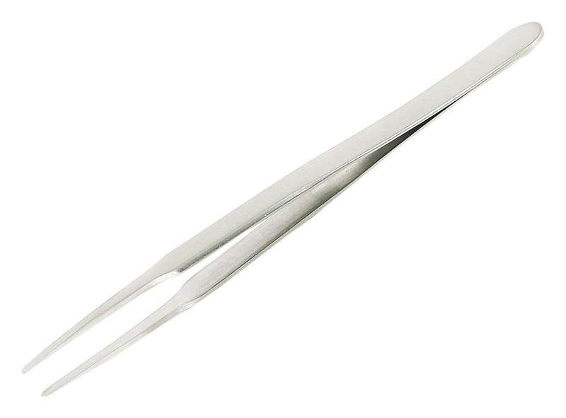 Multicomp (D00337) Tweezer, Type 2A SA, Flat, 120 mm, Stainless Steel