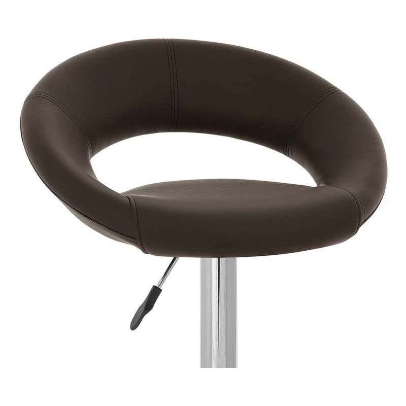 Faux Leather Adjustable Bar Stools - HZ037