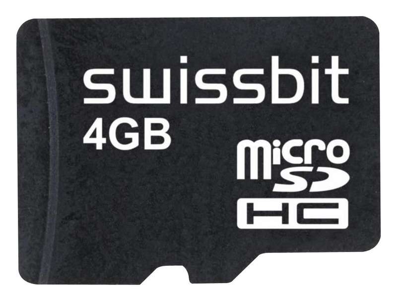 Swissbit (SFSD4096L3BM1TO-I-GE-2B1-STD) Flash Memory Card, 4 GB