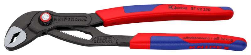 Knipex (87 22 250) Water Pump, Plier, Slip Joint, 50mm, Jaw, 250mm