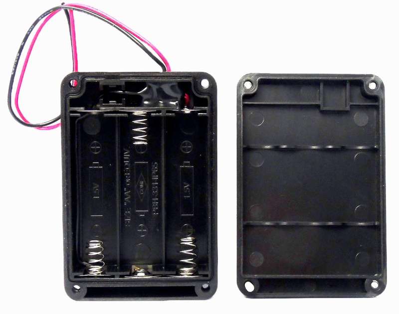 Multicomp Pro (MP010064) Battery Holder - 3xAA Size, 152mm, Screw, IP65