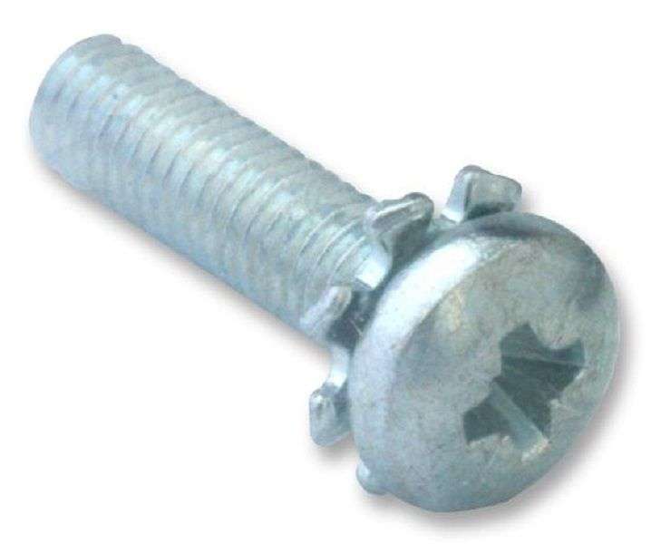 TR Fastenings (M312PRSTEXZ100-) Machine Screw, Washer, M3, 12 mm