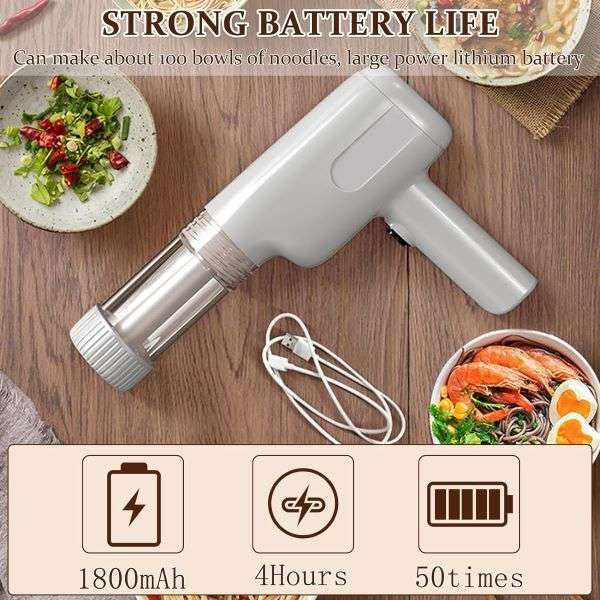 Portable Cordless Handheld Automatic Pasta Maker